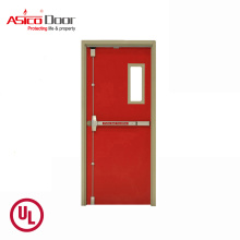 ASICO UL Listed Fire Rated Hollow Metal Door With Panic Bar